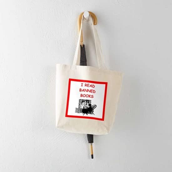 Livros proibidos do Cafepress Bag de sacola de lona natural, sacola de compras reutilizável