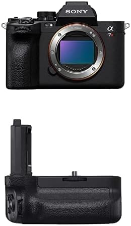 Sony Alpha 7R v Full-Frame Sem espelho Câmera de lente sem espelho com aderência vertical para a Sony Alpha 7r IV-VG-C4EM