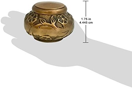 Beautiful Life Urns - Florence Antiqued Kronga Urna para cinzas - tamanho pequeno - não destinado à quantidade completa de cinzas
