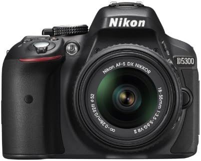 Nikon D5300 24,2 MP Câmera SLR Digital SLR com 18-55mm f/3.5-5.6g Ed VR Auto Focus-S DX Nikkor Zoom Lens