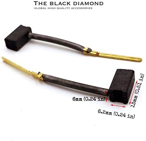 445861-25 Escovas de carbono Parte de substituição para ferramentas elétricas de Dewalt/Black & Decker, broca, serra de gabarito,