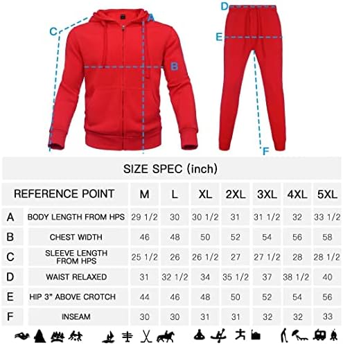 Mens de rastreamento Zusmen, jaquetas e calças 2 peças