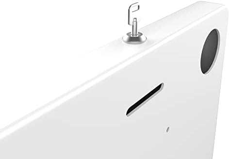 Montagem de parede de travamento - Montagem de parede de travamento pequeno Premium CTA com gabinete de travamento pesado e roteamento de cabos interiores para iPad mini 1, 2, 3, 4, 5, 6, Samsung Tab A 8 ″, Lenovo Tab E8, -