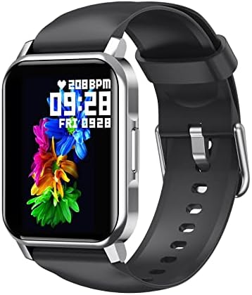 Mixpen Sport Smart Watch Relógio 1,72 polegadas Tela colorida para Android e iOS Telefones IP67 Relógio de fitness à prova d'água com o pedômetro de monitoramento do sono…