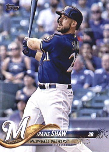 2018 Topps Series 2#638 Travis Shaw Milwaukee Brewers Baseball Card - GotBaseballCards
