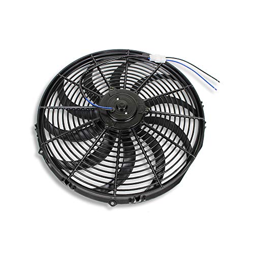 Desempenho demotor Durável High CFM 12V Curved S Fentro de resfriamento de radiador de 16