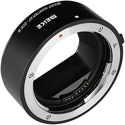 MEIKE MK-EFTR-A Adaptador de lente de metal EF-EOSR Suporte Full Frame e Focus Mount Converter para lente EF Canon para EOS-R EOS-RP R5 R6 e câmeras vermelhas de Komodo…