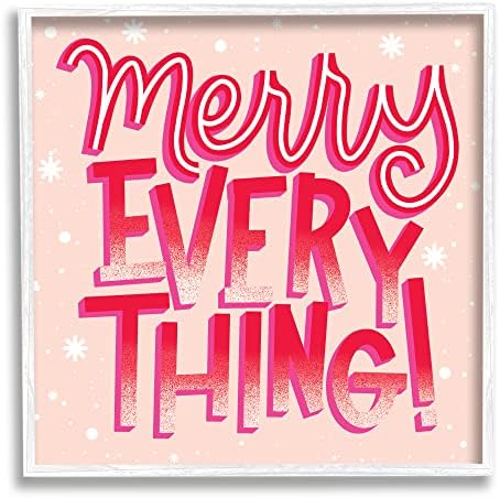 Stuell Industries Merry Everything Everything Winter Holiday Padrived Typography, Design de Hey Bre! Creative Studio