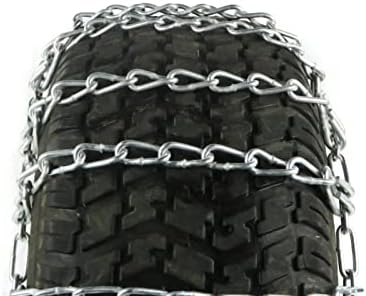 A ROP SHOP | Par de 2 cadeias de pneus de ligação com tensionadores para o ATV do CAT Ártico se encaixa 22x11x8 pneus