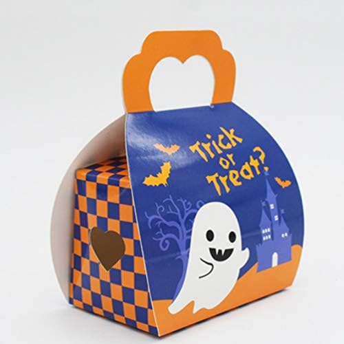NUOBESTY 6PCS Halloween Candy Boxes TRUSTO OU TRATAMENTAR