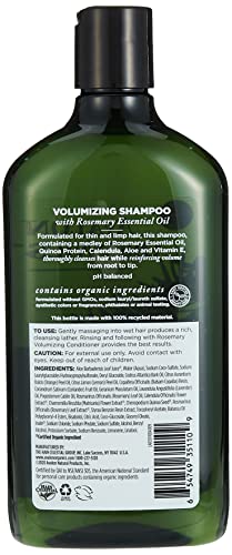 Avalon Organics Rosemary Shampoo, 32 fl oz