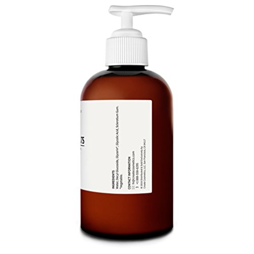 Crie cosméticos 5 elementos Cleanser - 2% de ácido glicólico não secante Face e lavagem corporal para a pele normal a mancha,