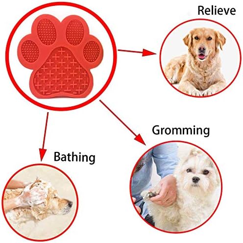 Tapa de lambida de banho de cachorro com super sucção para tomar banho de testa para evitar ansiedade de cã