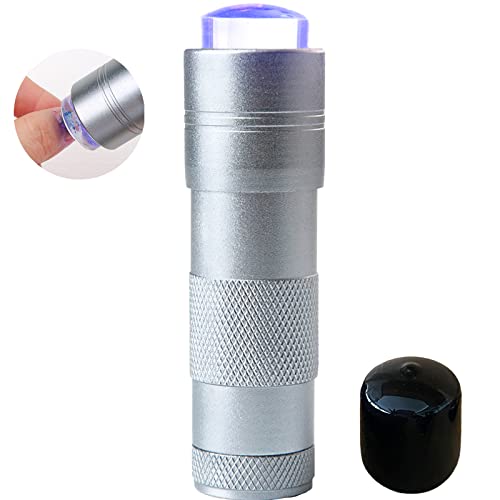 Fuaty Mini UV Luz para unhas, lâmpada portátil de led led lâmpada de unhas Pressador de unhas para gel/polonês regular/unhas francesas/acrílico