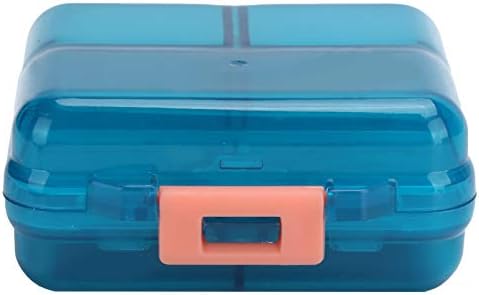 Caixa de comprimidos caixa de viagem portátil arrasto arrastar à prova d'água Organizador de armazenamento Medicina Suplemento Case Medicine Recipiente Compact 7 Compartimentos com tampa de vedação