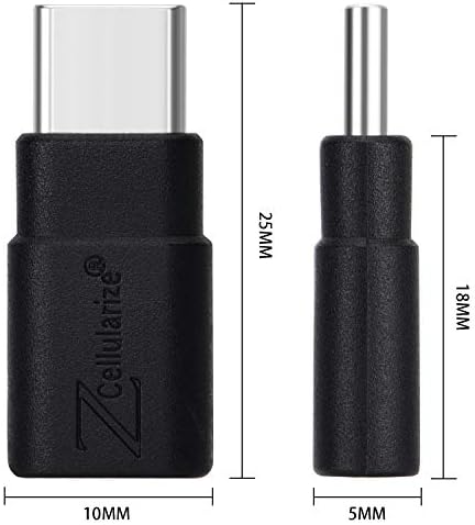 Cellularize o adaptador de extensor USB C 40Gbps 140W Extensão de dock curto tipo C 8K@60Hz PD de baixo perfil tipo