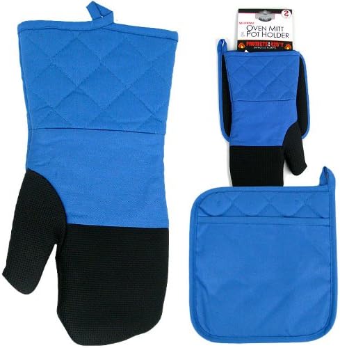 Chef Buddy Professional Neoprene Pote Seter, azul claro