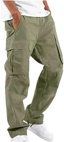 Calças de vários bolsos do Hoyomi Men de bolso ao ar livre calça-calça de monte de monte de calça tática Tactical Loja calça de
