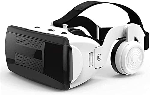 MXJCC 3D VR Glasses Realidade virtual fone de ouvido para jogos e filmes 3D, atualizados e leves com pupila ajustável e distância do objeto para smartphone iOS e Android