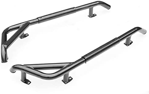 A & Utv Pro Nerf Bars Sliders de rocha para 2014-2022 Polaris RZR S 1000 XP 1000 Turbo 900 Trail S 900, Kickers de árvores de aço pesado Acessórios de degraus laterais, 2 lugares