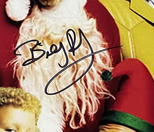 Billy Bob Thornton assinou 11x17 Bad Santa Movie Poster Photo JSA