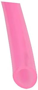 X-dree 5mm x 7mm de altura resistente a temperaturas resistentes a silicone tubo de mangueira de mangueira rosa 5 metros de comprimento