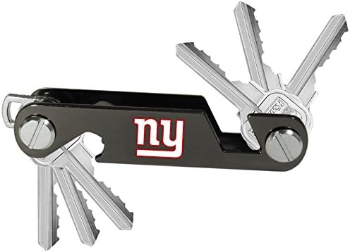 Siskiyou Sports NFL New York Giants Leather Tri Fold Wallet & Key Organizer, Tamanho único, preto
