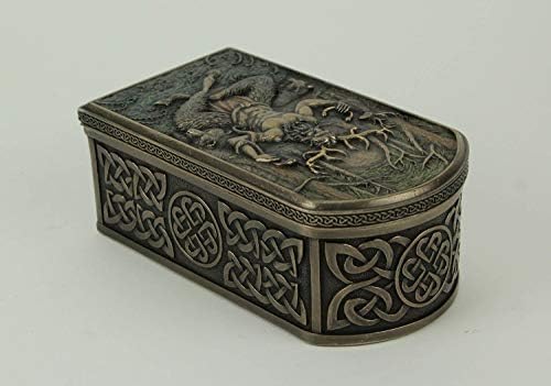 Projeto Veronese Cernunnos Celtic Horned God of Animals and the Underworld Trinket Box