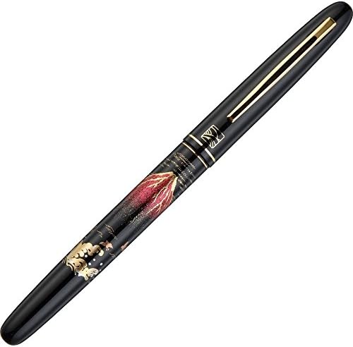 Kuretake DU180-415 Caneta de escova, caneta-tinteiro, maki-ii, história, coruja, eixo preto