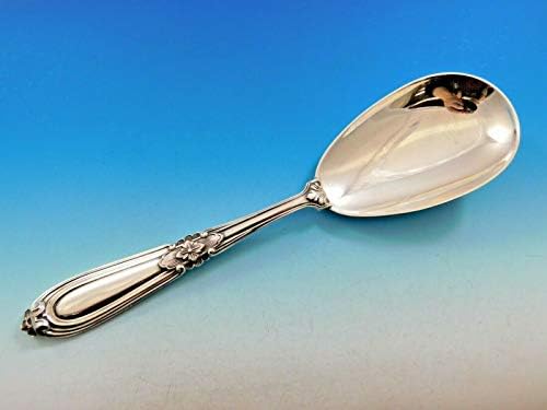 Esteval por Buccellati Itália Sterling Silver Swern Serving Spoon 11 3/8