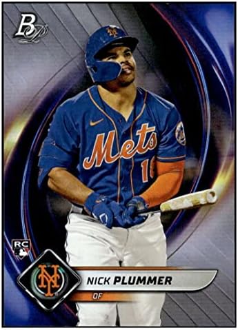 Nick Plummer RC 2022 Bowman Platinum #72 ROOKIE NM+ -MT+ MLB BASEBOL METS