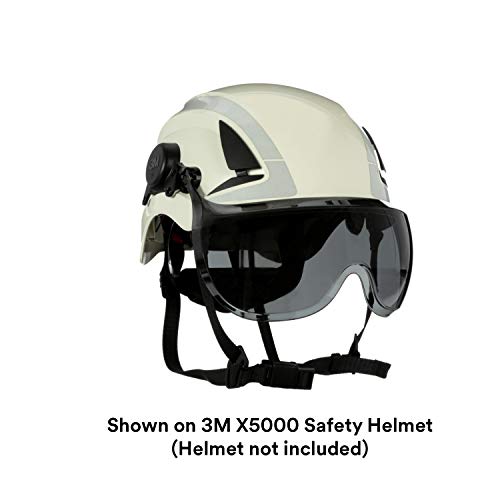 3m de viseira curta para capacete de segurança x5000, policarbonato anti-arranhão cinza anti-capa, ANSI