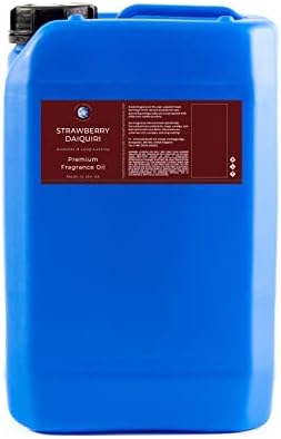 Óleo de fragrância da Daiquiri de Strawberry - 5kg - Perfeito para sabonetes, velas, bombas de banho, queimadores de óleo, difusores e itens de pele e cuidados com os cabelos