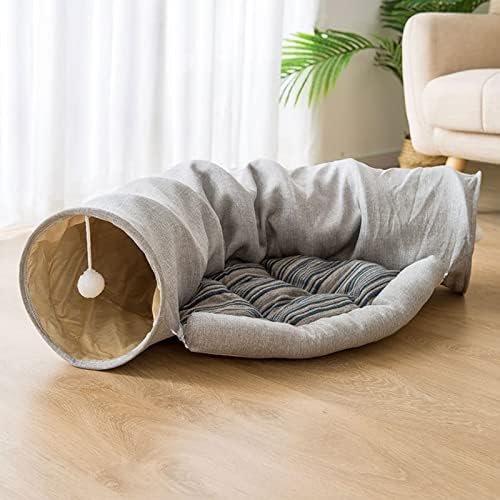 Comeone Cat Tunnel Bed com tape