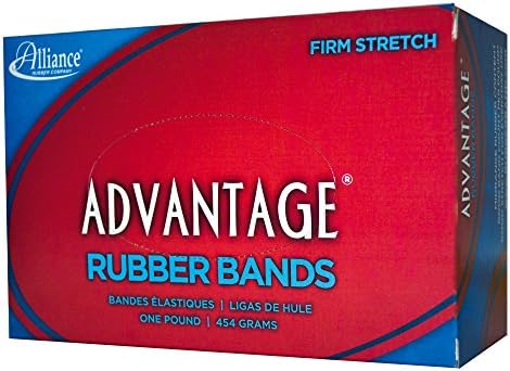 Alliance Rubber Advantage Bandos de borracha 64-1 Caixa de libra 26645, Tan