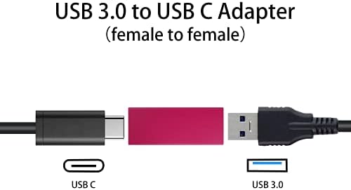 Duttek USB C fêmea para USB Um adaptador feminino, fêmea USB C fêmea para USB Adaptador feminino, USB C a USB 3.0 Adaptador