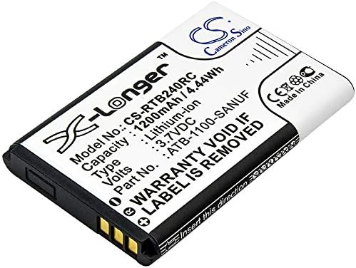 5 PCS Substituição da bateria para RTI Pro24.i Pro24.r V2 Pro24.r Pro24.z 41-500012-13 ATB-1100-SANUF