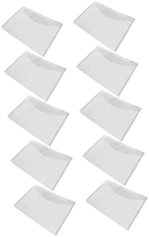 Hemoton 1 10pcs Bolsa de arquivo transparente A4 Envelopes clara envelopes bolsas bolsas bolsas de arquivo plástico mangas