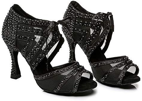 AOQUNFS Sapatos de baile de dança latina feminina Sapatos de dança padrão, modelo L435