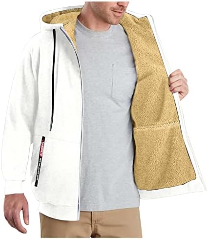 Jackets ADSSDQ para homens, mais tamanhos de jaqueta básica Mens de manga comprida Festival Capuzes Casacos se encaixam suaves ZIP10