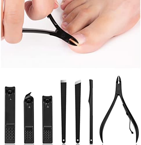 SDFGH 23 PCS Profissional Cutter de unhas Pedicure Scissors Conjunto de aço inoxidável Manicure Clipper Tool Tool