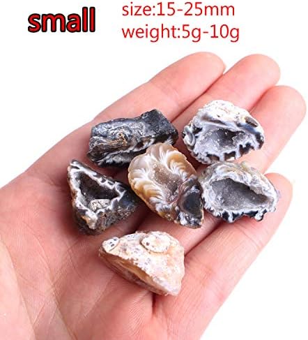 Seewoode ag216 1pc novo cristal de ágata natural geodo