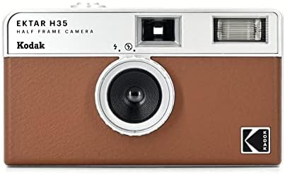 Kodak Ektar H35 Câmera de filme de meia estrutura, 35 mm, reutilizável, sem foco, leve, fácil de usar