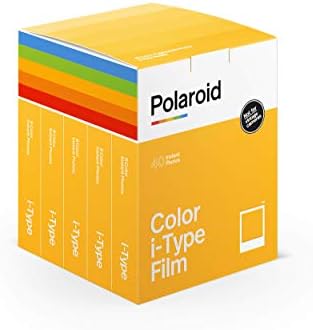 Polaroid Now+ Black - Câmera de filme do tipo Bluetooth conectada I Instant com lentes de bônus Filme de filtro e cor I instantânea I - 40x Film Pack Pack