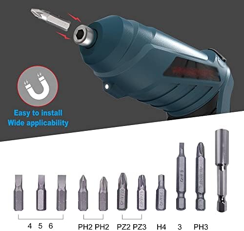 Xxxdxdp kits de chave de fenda sem fio recarregável com estilo de fenda elétrico e pistola de pistola