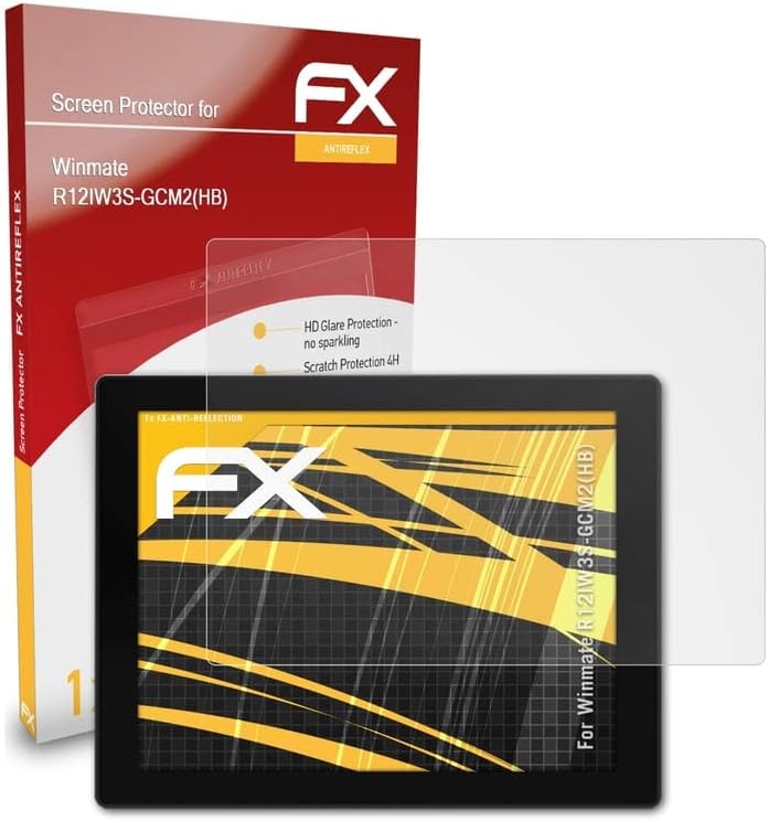 Protetor de tela AtFolix compatível com o filme de proteção de tela de tela WinMate R12IW3S-GCM2, filme de protetor FX anti-reflexivo