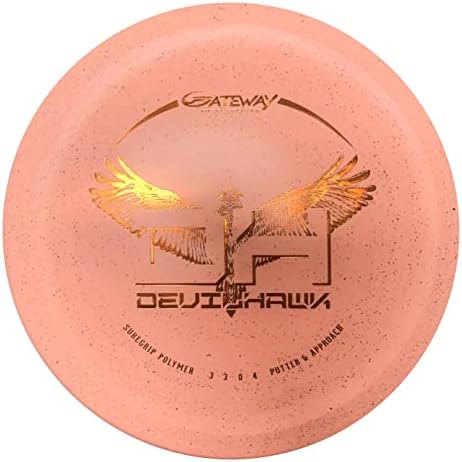 Disco de gateway Sports Sports Organic Blend Firm Devil Hawk Putter Golf Disc [cores podem variar]