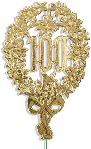 Jubileu de aniversário do Partido Kunze Dresden Número 100 com arame, ouro