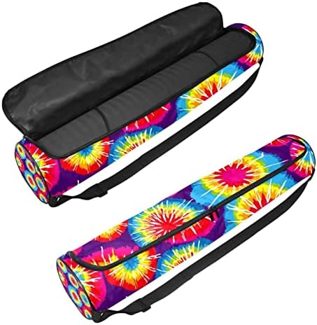 Tie dy Dy Ciclo Yoga Mat Bacs de ioga Full-zip
