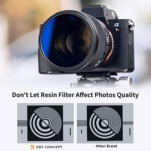 K&F Concept 43mm UV/CPL/ND Kit de filtro de lente -18 revestimentos de várias camadas, filtro UV + filtro polarizador + filtro de densidade neutra + pano de limpeza + bolsa de filtro para lente da câmera